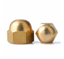 brass dome nut